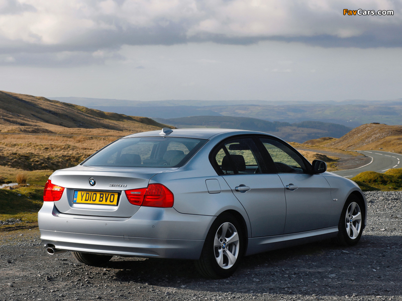 BMW 320d EfficientDynamics Edition UK-spec (E90) 2009–11 wallpapers (800 x 600)