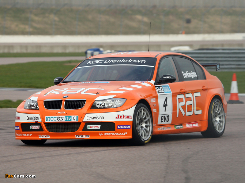 BMW 320si BTCC (E90) 2009–12 wallpapers (800 x 600)