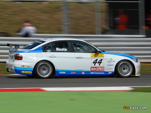 BMW 320si BTCC (E90) 2009–12 wallpapers (640 x 480)