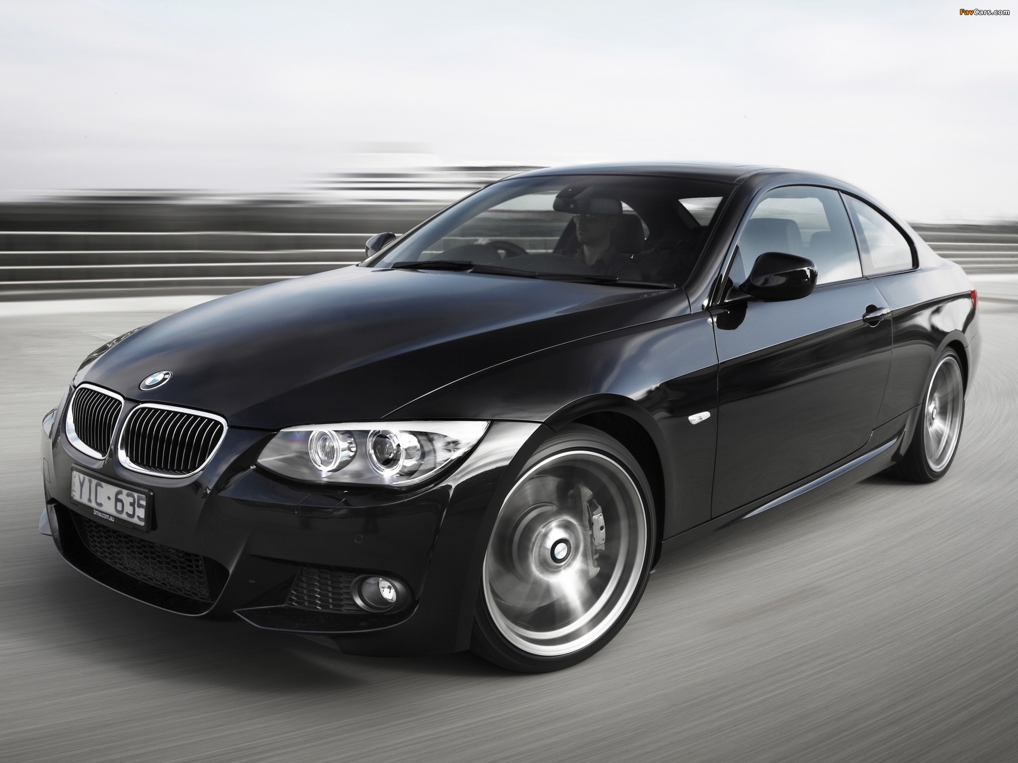 BMW 335i Coupe M Sports Package AU-spec (E92) 2010 wallpapers (2048 x 1536)