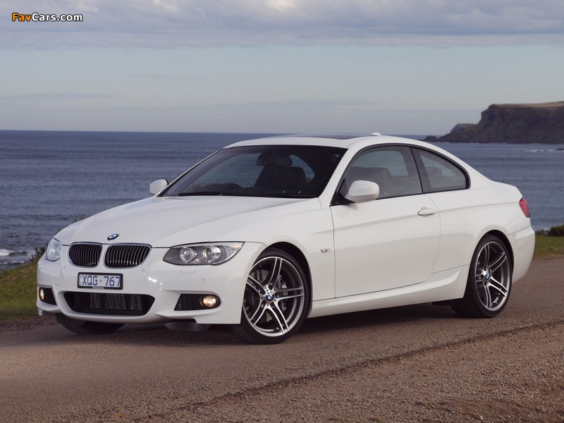 BMW 335i Coupe M Sports Package AU-spec (E92) 2010 wallpapers (800 x 600)