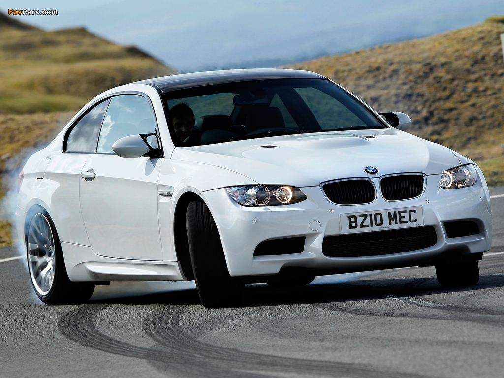 BMW M3 Coupe Competition Package UK-spec (E92) 2010 wallpapers (1024 x 768)