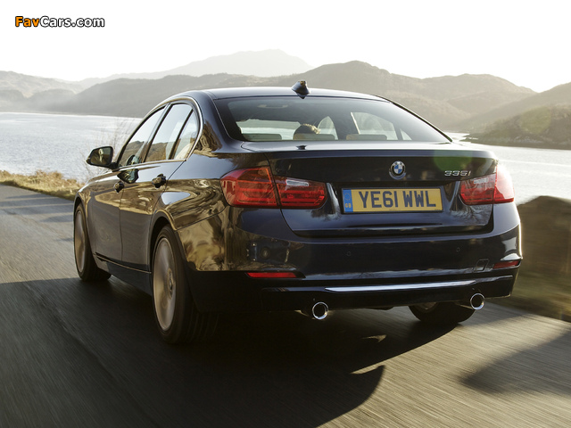 BMW 335i Sedan Luxury Line UK-spec (F30) 2012 wallpapers (640 x 480)