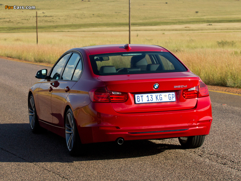 BMW 320d Sedan Sport Line ZA-spec (F30) 2012 wallpapers (800 x 600)