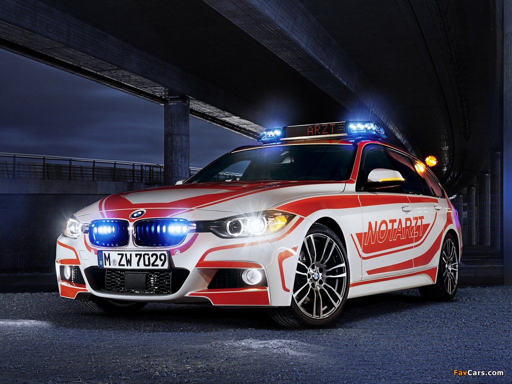 BMW 3 Series Touring M Sports Package Notarzt (F31) 2013 wallpapers (1024 x 768)