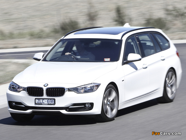 BMW 318d Touring Sport Line AU-spec (F31) 2013 wallpapers (640 x 480)