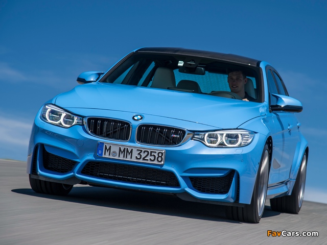 BMW M3 (F80) 2014 wallpapers (640 x 480)