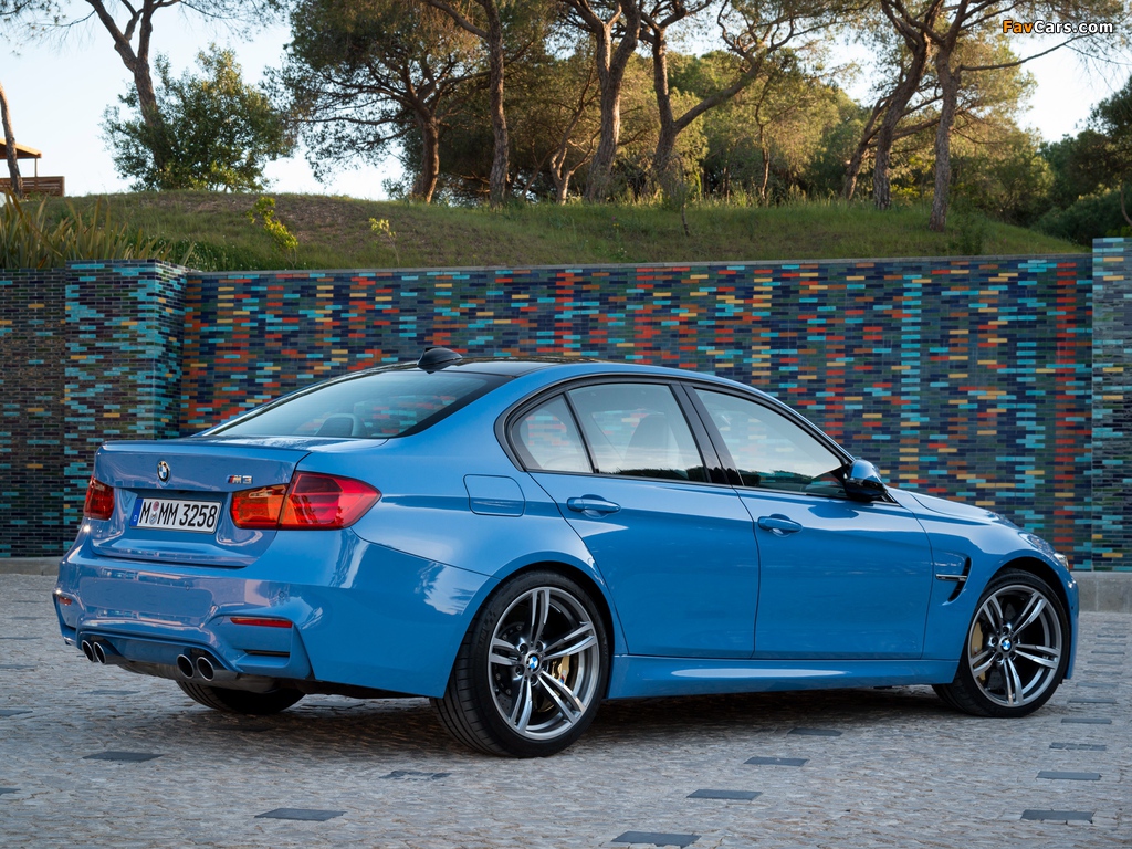 BMW M3 (F80) 2014 wallpapers (1024 x 768)