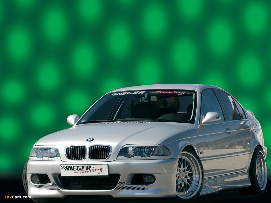 Rieger BMW 3 Series Sedan (E46) wallpapers (1024 x 768)