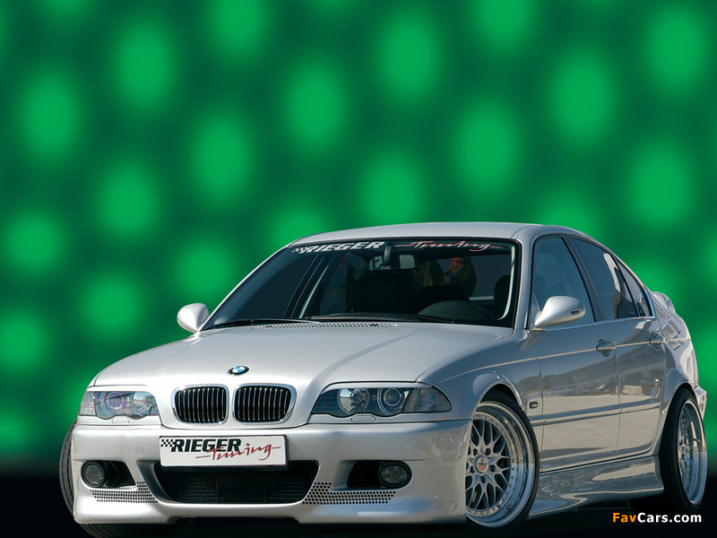 Rieger BMW 3 Series Sedan (E46) wallpapers (800 x 600)