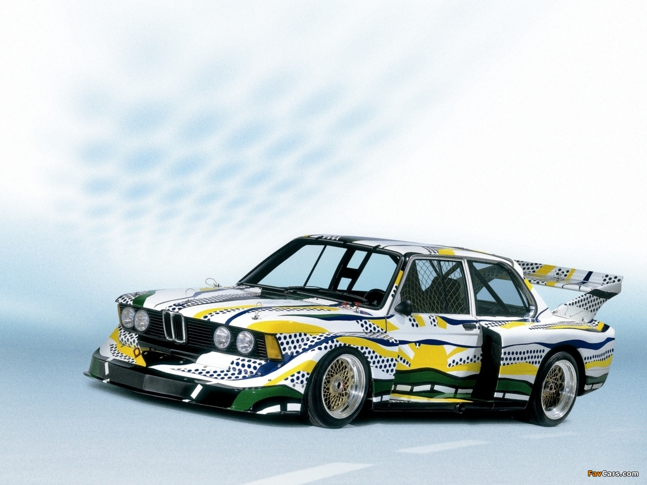 BMW 320i Gruppe 5 Art Car by Roy Lichtenstein (E21) 1977 wallpapers (1280 x 960)