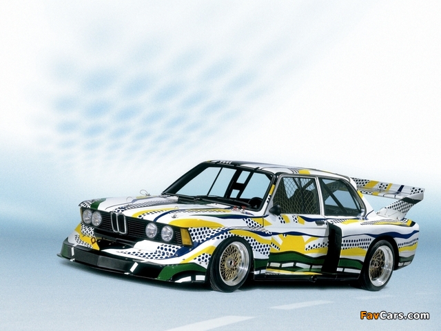 BMW 320i Gruppe 5 Art Car by Roy Lichtenstein (E21) 1977 wallpapers (640 x 480)
