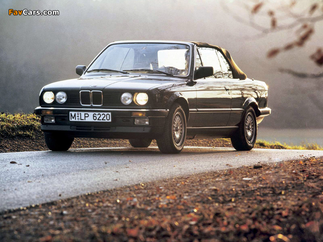 BMW 325i Cabrio (E30) 1985–93 wallpapers (640 x 480)