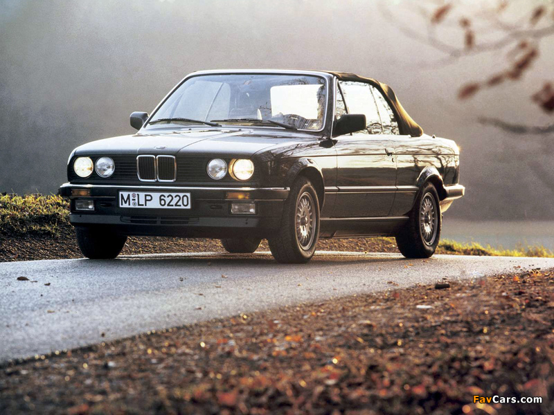 BMW 325i Cabrio (E30) 1985–93 wallpapers (800 x 600)