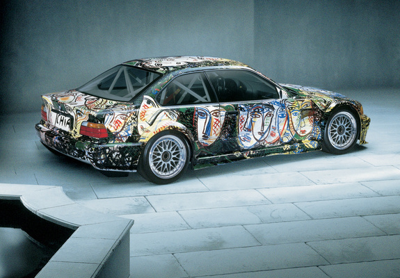 BMW 3er Coupe Art Car by Sandro Chia (E36) 1992 wallpapers
