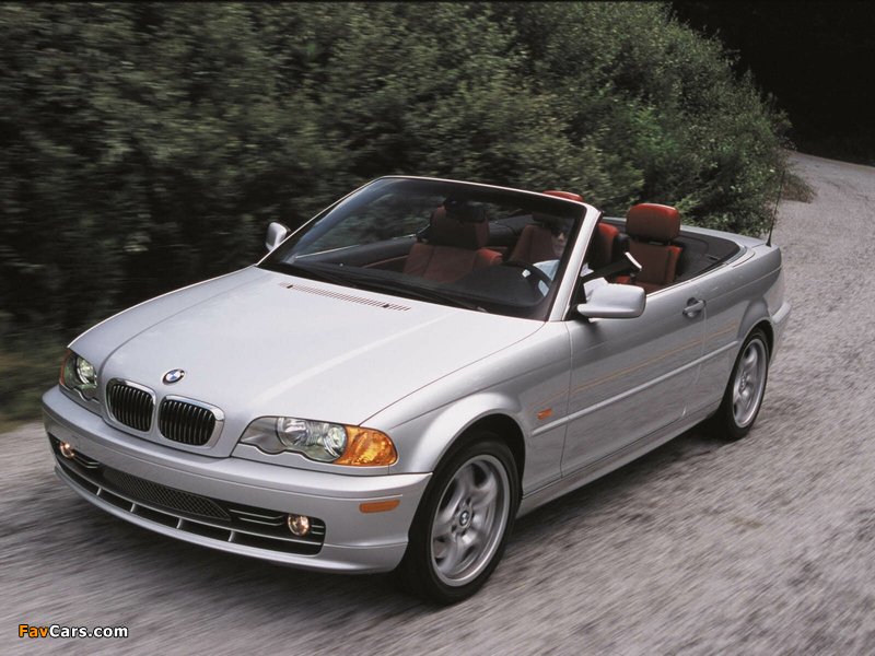 BMW 3 Series Cabrio (E46) 2000–06 wallpapers (800 x 600)