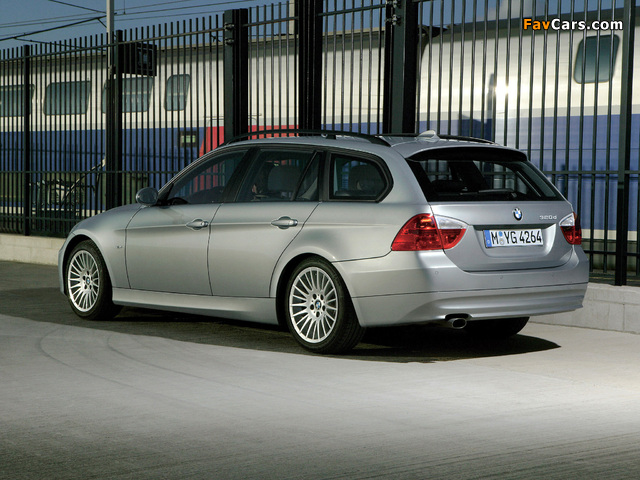 BMW 320d Touring (E91) 2006–08 wallpapers (640 x 480)