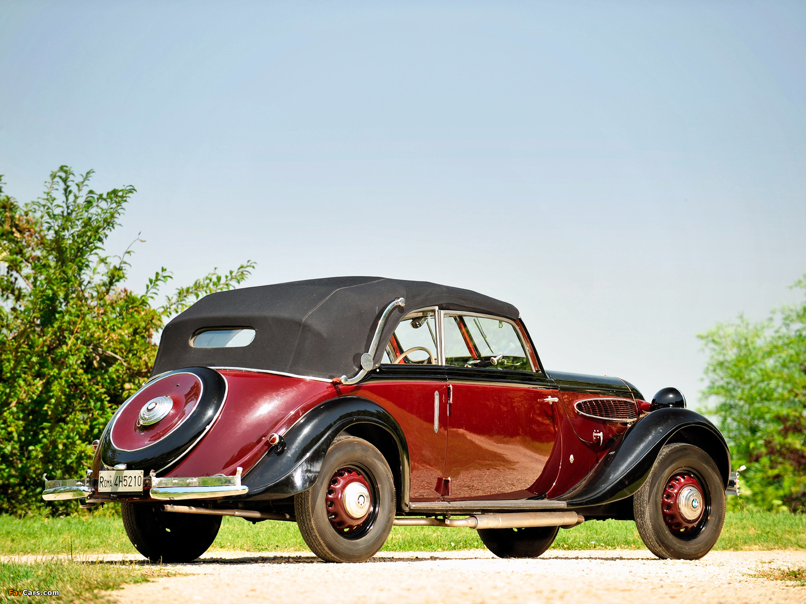 BMW 326 Cabriolet by Gläser 1936–41 wallpapers (1600 x 1200)