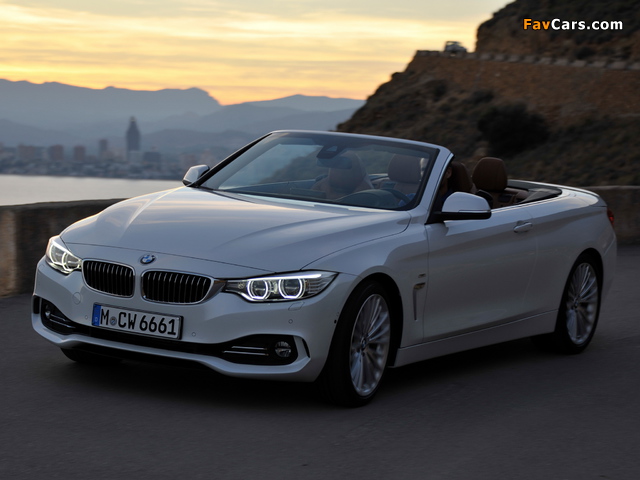 BMW 428i Cabrio Luxury Line (F33) 2013 images (640 x 480)