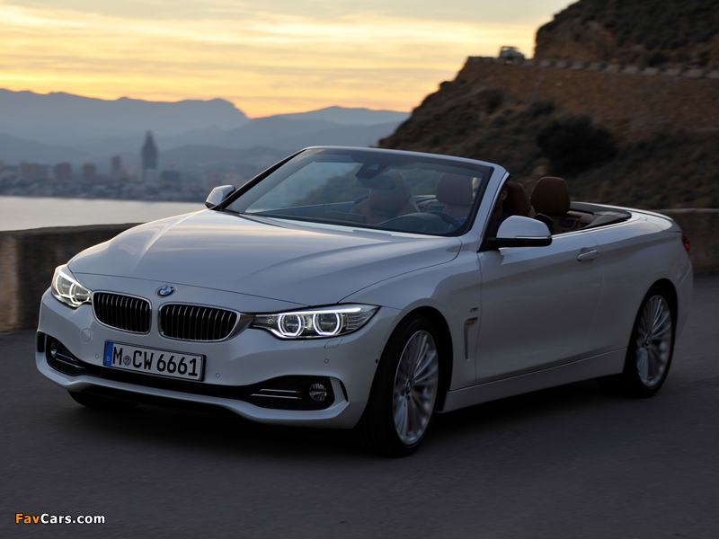 BMW 428i Cabrio Luxury Line (F33) 2013 images (800 x 600)