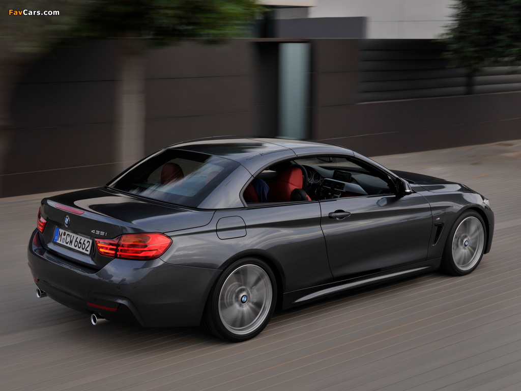 BMW 435i Cabrio M Sport Package (F33) 2013 images (1024 x 768)