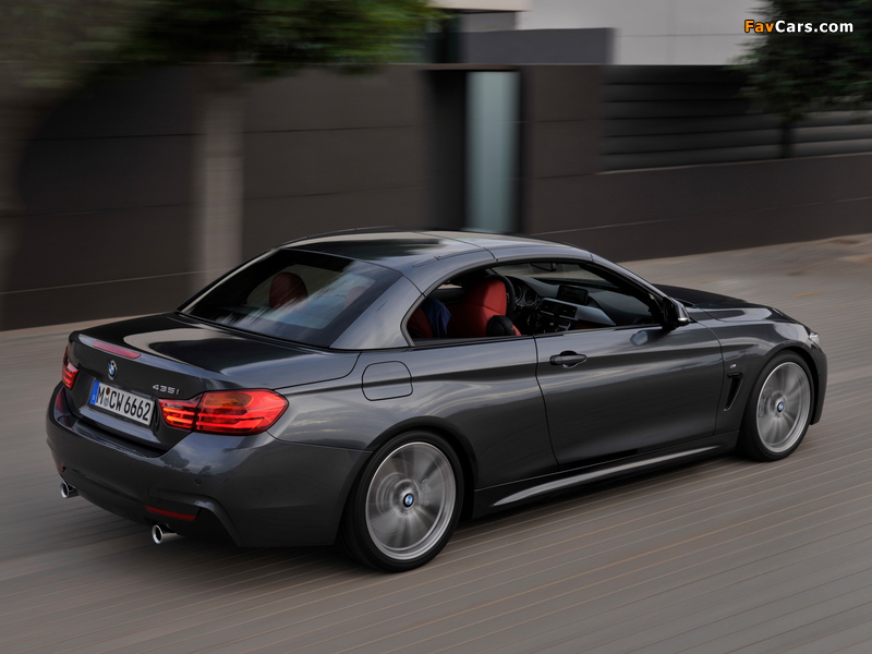 BMW 435i Cabrio M Sport Package (F33) 2013 images (800 x 600)