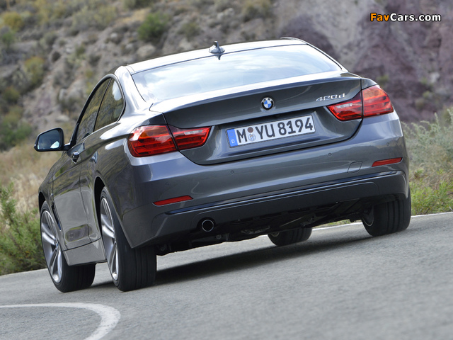 BMW 420d Coupé Sport Line (F32) 2013 images (640 x 480)