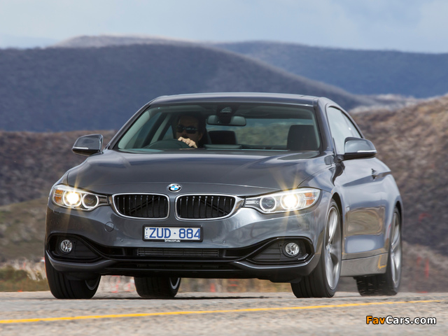 BMW 428i Coupé Sport Line AU-spec (F32) 2013 images (640 x 480)