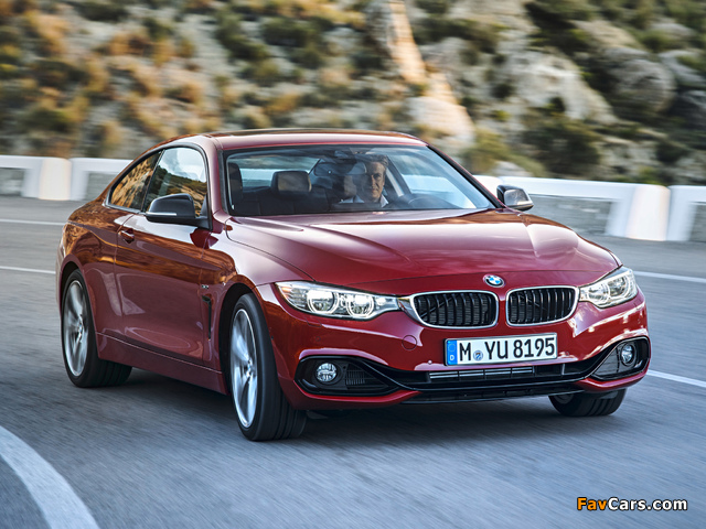 BMW 435i Coupé Sport Line (F32) 2013 photos (640 x 480)