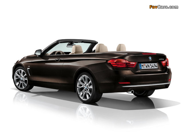 BMW 420d Cabrio Modern Line (F33) 2013 photos (640 x 480)