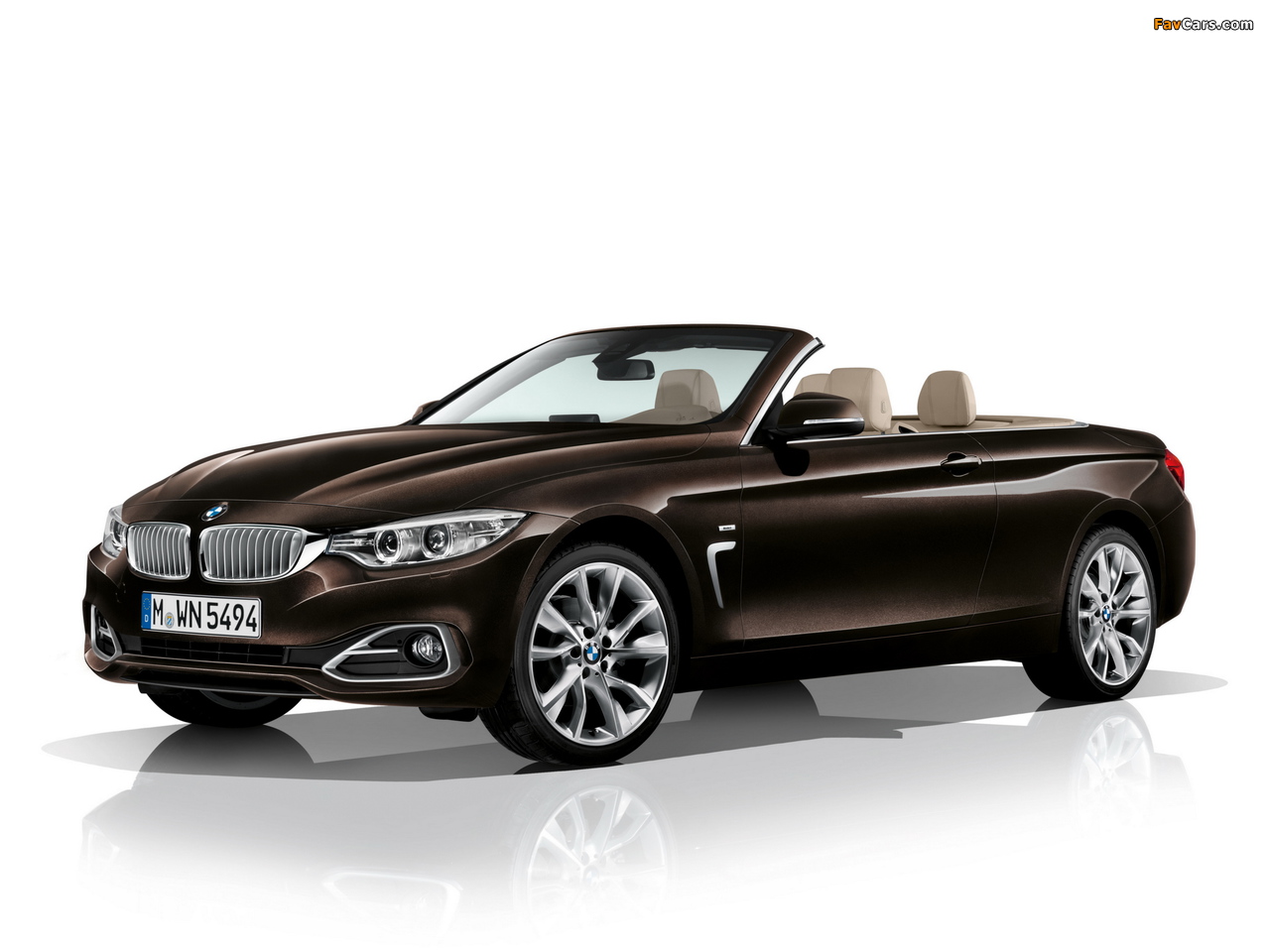 BMW 420d Cabrio Modern Line (F33) 2013 pictures (1280 x 960)