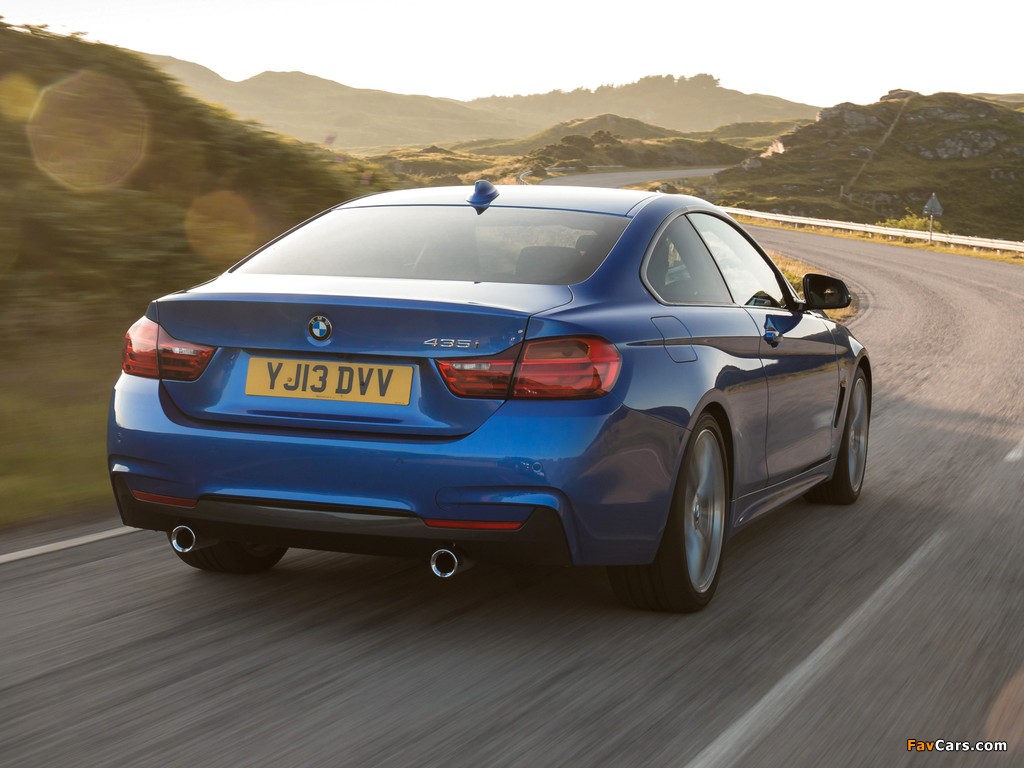 BMW 435i Coupé M Sport Package UK-spec (F32) 2013 pictures (1024 x 768)
