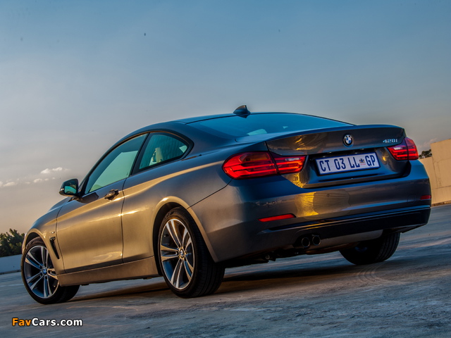 BMW 428i Coupé Sport Line ZA-spec (F32) 2013 pictures (640 x 480)