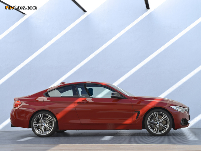 BMW 435i Coupé Sport Line (F32) 2013 pictures (640 x 480)