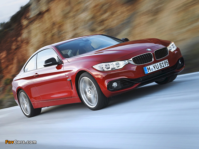 BMW 435i Coupé Sport Line (F32) 2013 pictures (640 x 480)