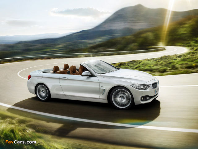 BMW 428i Cabrio Luxury Line (F33) 2013 wallpapers (640 x 480)