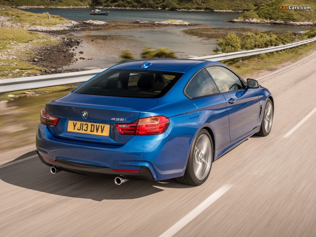 BMW 435i Coupé M Sport Package UK-spec (F32) 2013 wallpapers (1024 x 768)