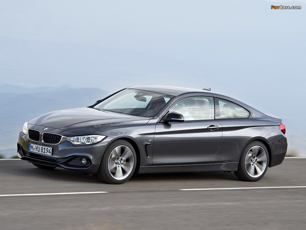 BMW 420d Coupé Sport Line (F32) 2013 wallpapers (1024 x 768)