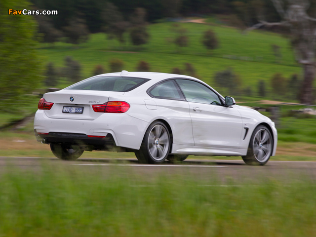 BMW 420d Coupé M Sport Package AU-spec (F32) 2013 wallpapers (640 x 480)