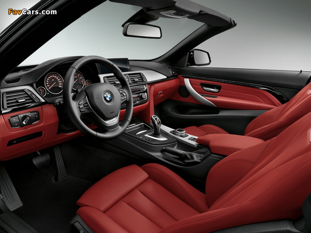 BMW 435i Cabrio Sport Line (F33) 2013 wallpapers (640 x 480)