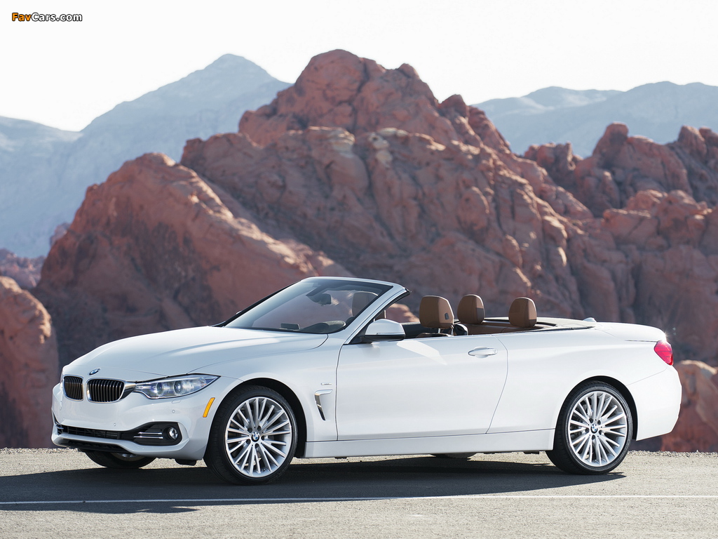 BMW 435i Cabrio Luxury Line US-spec (F33) 2014 images (1024 x 768)