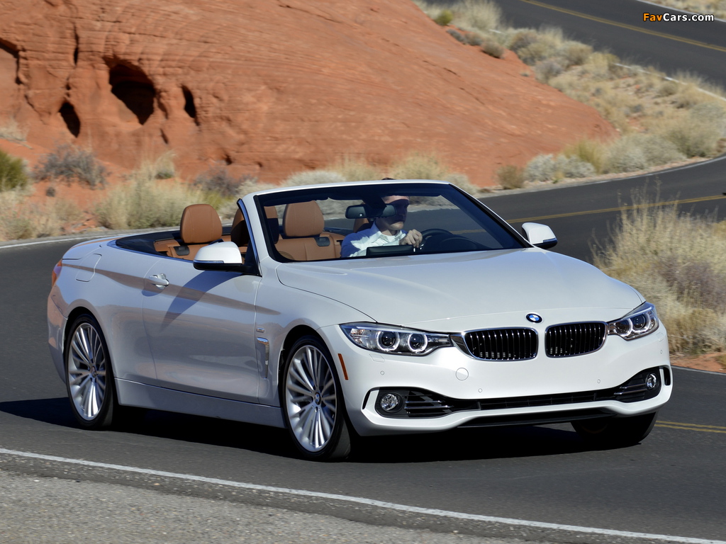 BMW 435i Cabrio Luxury Line US-spec (F33) 2014 images (1024 x 768)