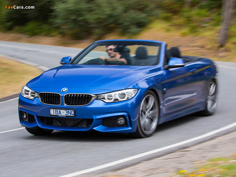 BMW 435i Cabrio M Sport Package AU-spec (F33) 2014 images (800 x 600)