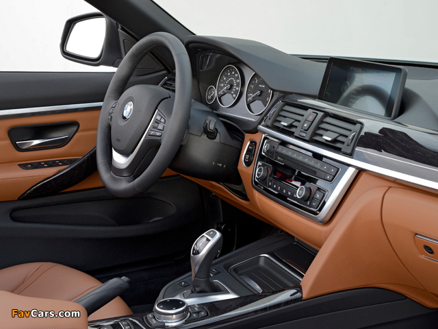 BMW 435i Cabrio Luxury Line US-spec (F33) 2014 images (640 x 480)