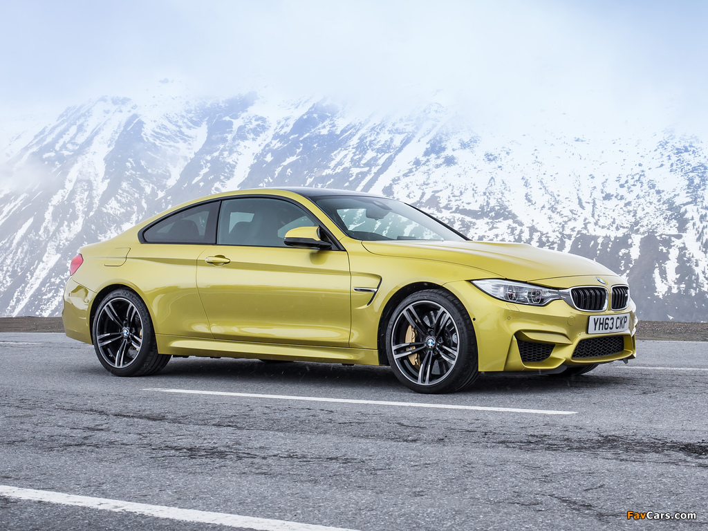 BMW M4 Coupé UK-spec (F82) 2014 photos (1024 x 768)