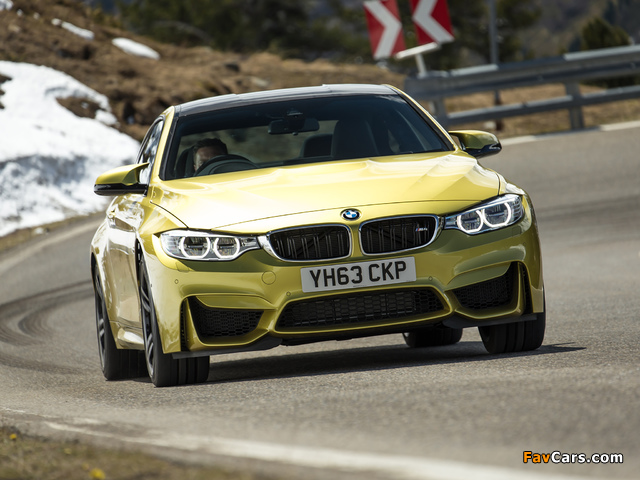 BMW M4 Coupé UK-spec (F82) 2014 photos (640 x 480)