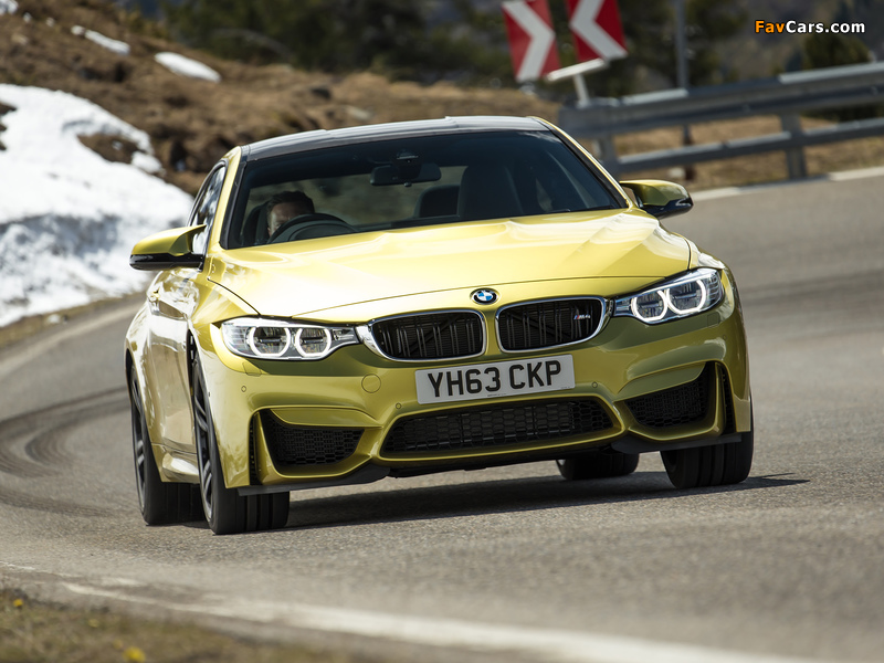 BMW M4 Coupé UK-spec (F82) 2014 photos (800 x 600)