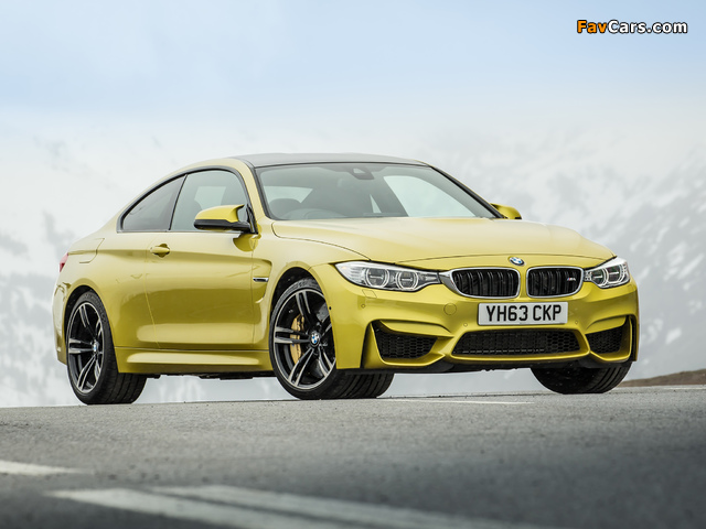 BMW M4 Coupé UK-spec (F82) 2014 photos (640 x 480)