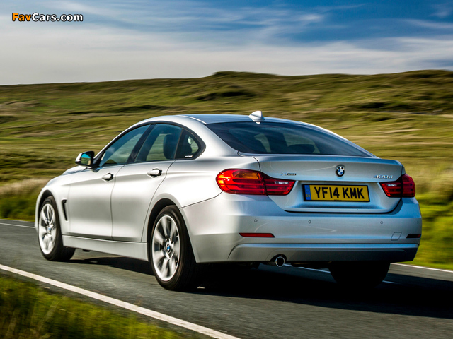 BMW 420d xDrive Gran Coupé Sport Line UK-spec (F32) 2014 photos (640 x 480)