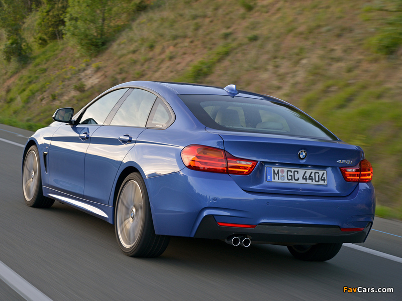 BMW 428i Gran Coupé M Sport Package (F36) 2014 photos (800 x 600)